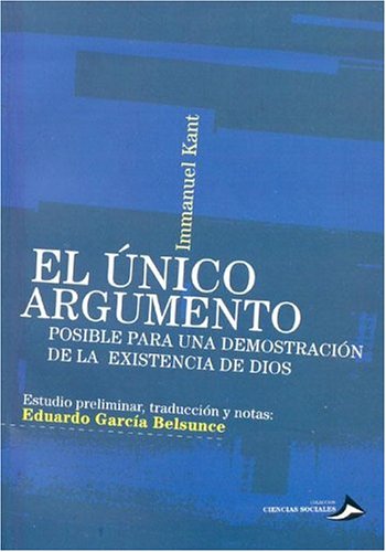 Book cover for El Unico Argumento