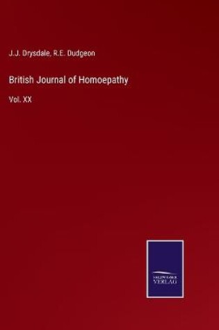 Cover of British Journal of Homoepathy