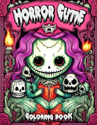 Book cover for Horror Cutie Coloring Book