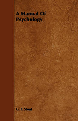 Book cover for A Manual Of Psychology