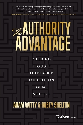 Book cover for The Authority Advantage