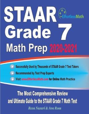 Book cover for STAAR Grade 7 Math Prep 2020-2021