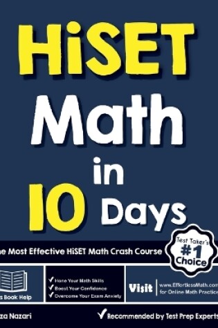 Cover of HiSET Math in 10 Days