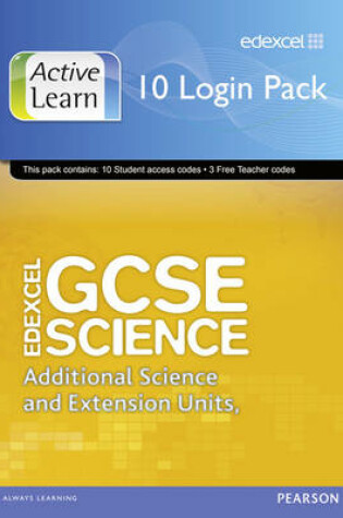 Cover of Edexcel GCSE Science: ActiveLearn 10 user