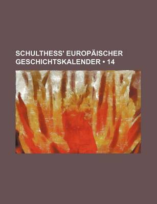 Book cover for Schulthess' Europaischer Geschichtskalender (14)