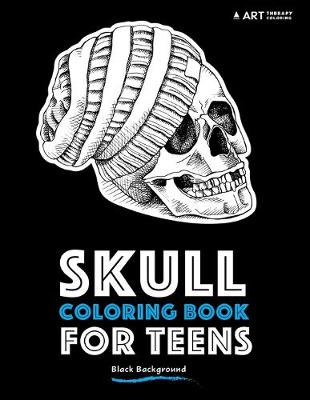 Book cover for Skull Coloring Book For Teens