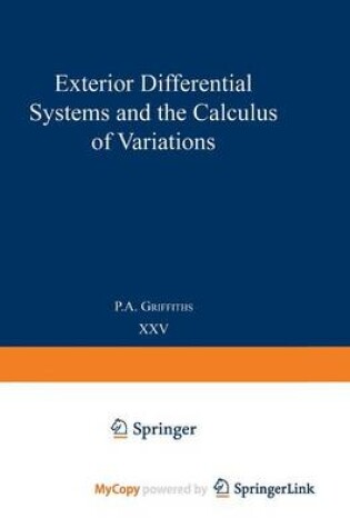 Cover of Exterior Differential Systems and the Calculus of Variations