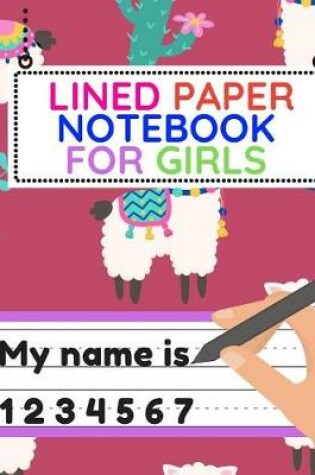 Cover of Lined Paper Notebook for Girls