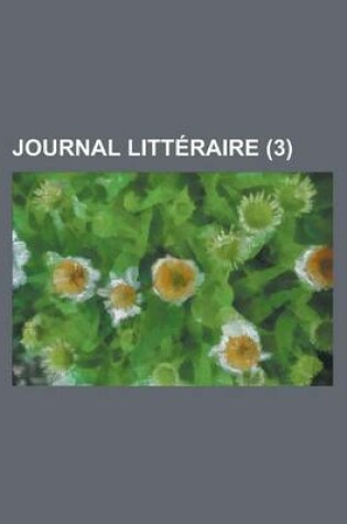 Cover of Journal Litteraire (3)