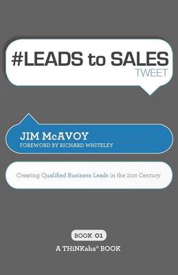 Book cover for # LEADS to SALES tweet Book01