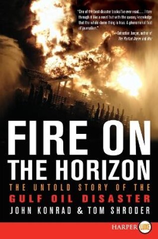 Cover of Fire on the Horizon Large Print