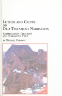 Cover of Luther and Calvin on Old Testament Narratives