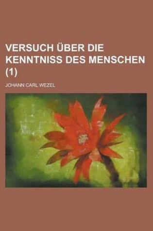 Cover of Versuch Uber Die Kenntniss Des Menschen (1)