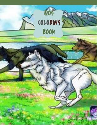 Book cover for Dog Coloring Book