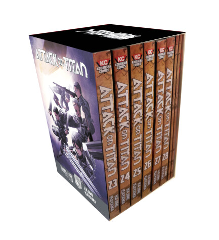 Book cover for Attack on Titan The Final Season Part 1 Manga Box Set