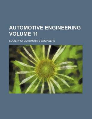 Book cover for Automotive Engineering Volume 11