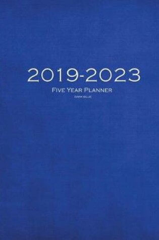 Cover of 2019-2023 Dark Blue Five Year Planner