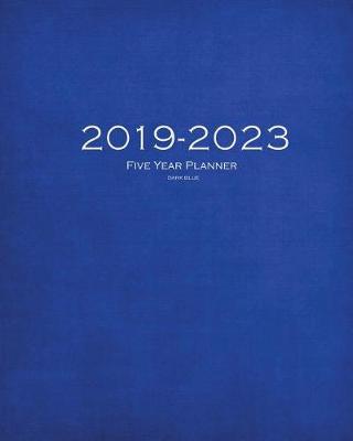 Book cover for 2019-2023 Dark Blue Five Year Planner