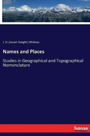 Cover of Names and Places