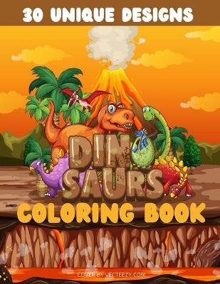 Book cover for Dinosaurs Coloring Book