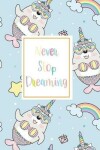 Book cover for Never Stop Dreaming