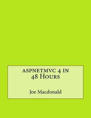 Book cover for Aspnetmvc 4 in 48 Hours