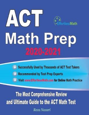 Book cover for ACT Math Prep 2020-2021