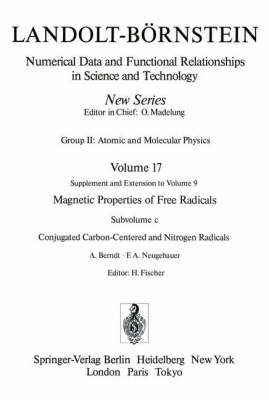 Cover of Conjugated Carbon-Centered and Nitrogen Radicals / Konjugierte Kohlenstoff- und Stickstoff-Radikale