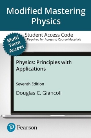 Cover of Mastering Physics with Pearson Etext + Print Combo Access Code (24 Months) for Physics