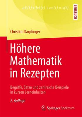 Book cover for Hohere Mathematik in Rezepten