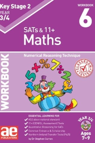 Cover of KS2 Maths Year 3/4 Workbook 6
