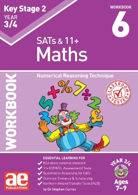 Book cover for KS2 Maths Year 3/4 Workbook 6