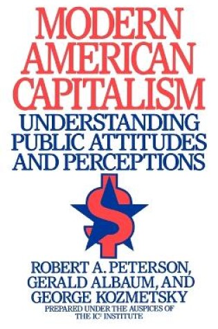 Cover of Modern American Capitalism