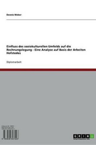 Cover of Einfluss Des Soziokulturellen Umfelds Auf Die Rechnungslegung - Eine Analyse Auf Basis Der Arbeiten Hofstedes