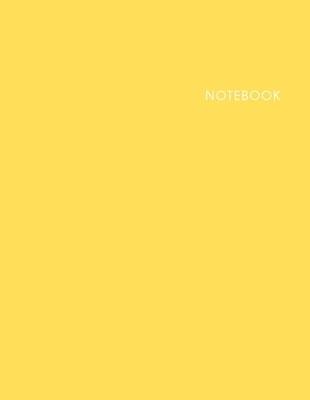 Book cover for Notebook Yellow Cover