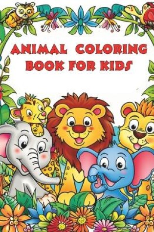 Cover of Animal coloring book for kids