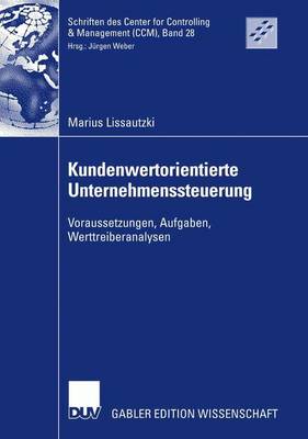 Book cover for Kundenwertorientierte Unternehmenssteuerung