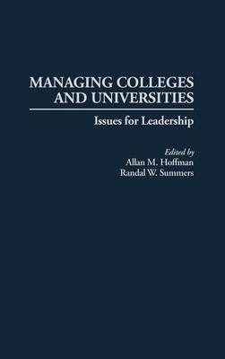 Book cover for Managing Colleges and Universities