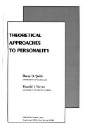 Cover of Theoretical Approaches to Personality
