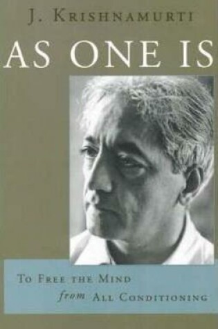 Cover of As One is