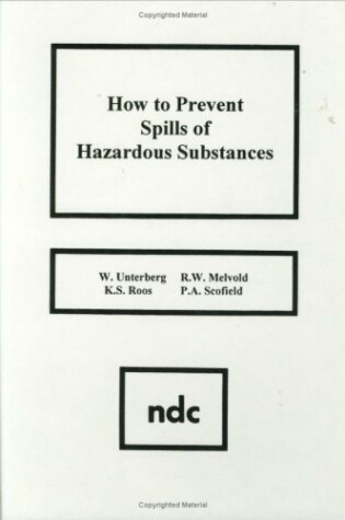 Cover of How to Prevent Spills of Hazardous Substances