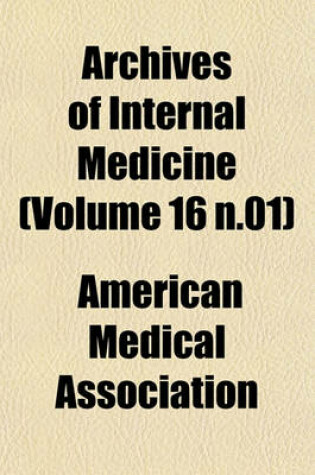Cover of Archives of Internal Medicine (Volume 16 N.01)