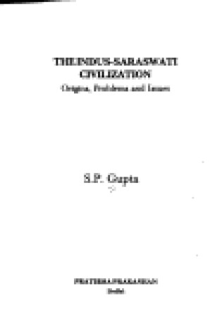 Cover of Indus Saraswati Civilization