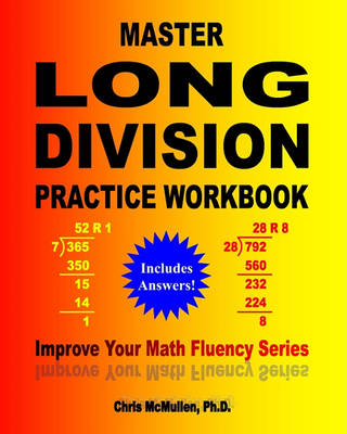 Book cover for Master Long Division Practice Workbook