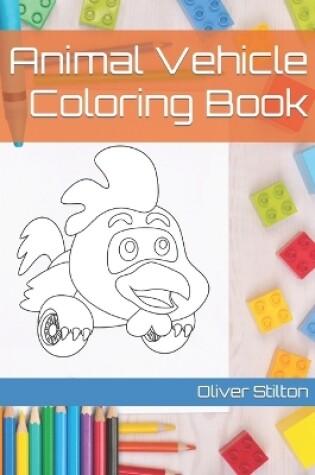 Cover of Animal Vehicle Coloring Book