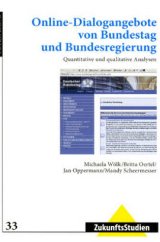Cover of Online-Dialogangebote Von Bundestag Und Bundesregierung