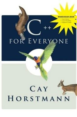 Cover of C++ for Everyone 1st Edition Binder Ready Version