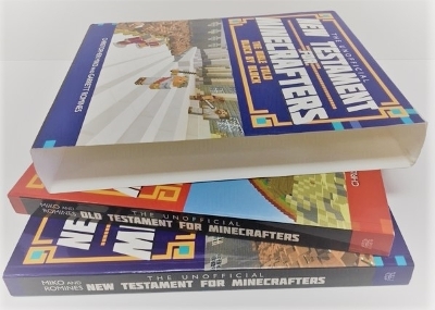 Book cover for The Unofficial Bible for Minecrafters OT & NT