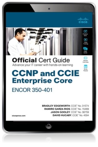 Cover of CCNP and CCIE Enterprise Core ENCOR 350-401 Official Cert Guidee