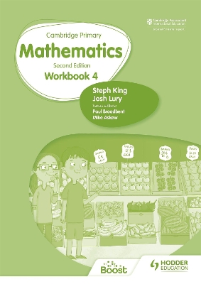 Book cover for Cambridge Primary Mathematics Workbook 4 Second Edition